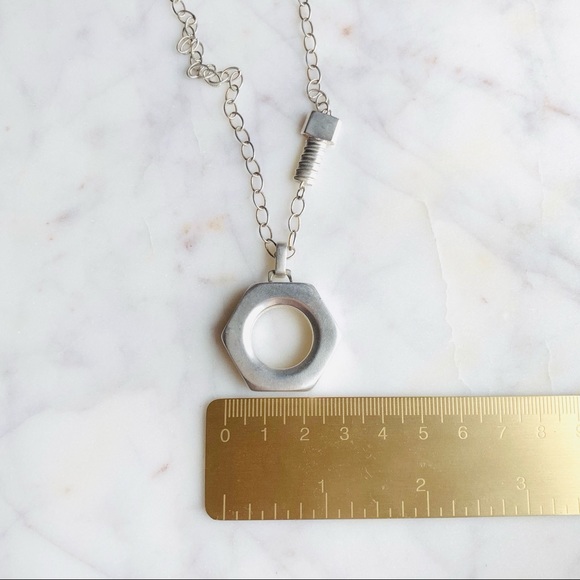 Liza Schwartz Nut and Bolt Necklace - Picture 8 of 10